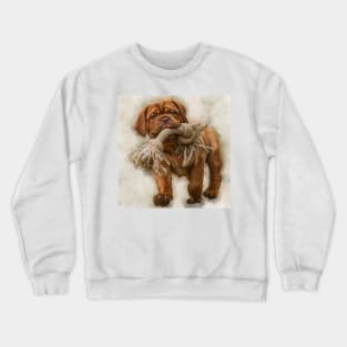 Bordeaux mastiff puppy Crewneck Sweatshirt